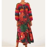 vestido com crochet flor animal