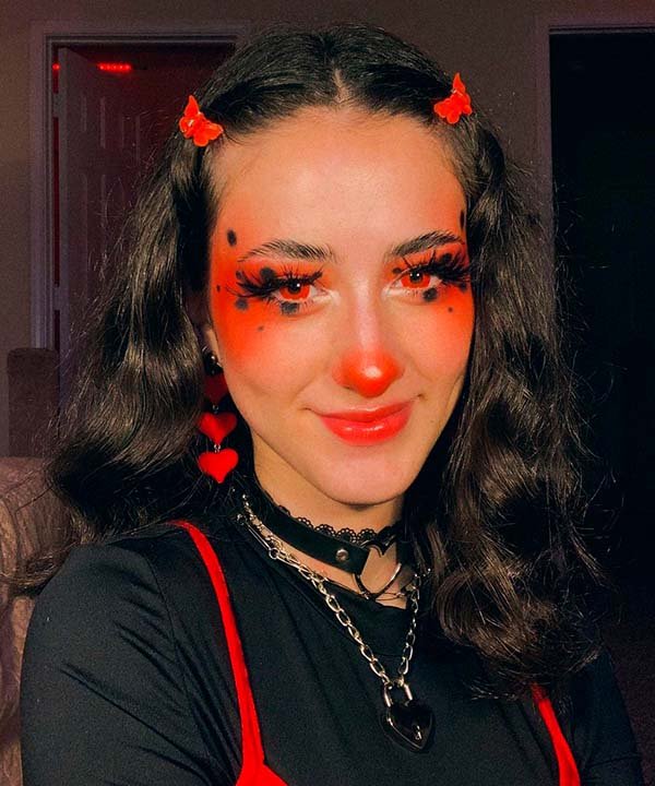 Joanna Crauswell - maquiagem de halloween-makes-fantasia-fantasias-bruxas-joaninha - maquiagem de halloween - verão - brasil - https://stealthelook.com.br