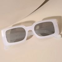 óculos de sol feminino quadrado mindset branco - único