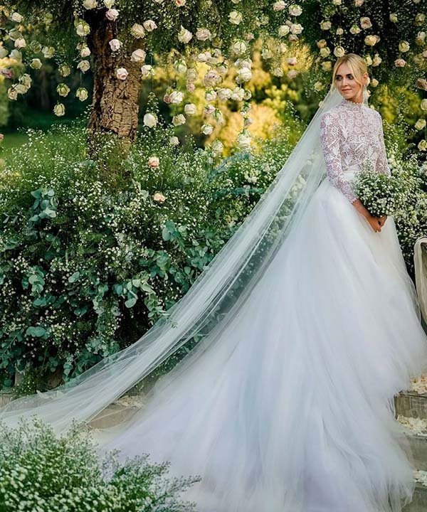 Chiara Ferragni  - casamento - vestido de noiva - primavera - brasil - https://stealthelook.com.br