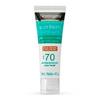 Protetor Solar com Cor Neutrogena - Sun Fresh Oily Skin FPS 70 - Negra