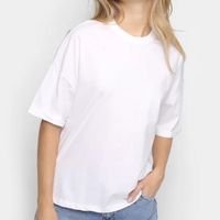 Camiseta Colcci Terra Ampla Feminina - Branco