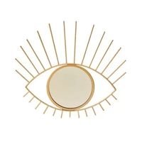 Espelho Decorativo Dourado De Parede Olho Grande Místico - BCOntinental