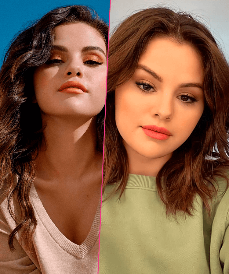 Selena Gomez - franja repicada  - transformações de cabelos  - cabelo da Selena Gomez  - cabelo castanho escuro  - https://stealthelook.com.br