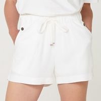 Shorts Básico Feminino Em Viscose - Branco
