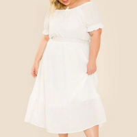 vestido midi lívia off white