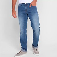 Calça Jeans Slim Colcci Alex Masculina - Azul