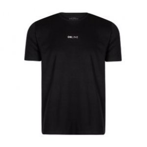 Camiseta Masculina Online/Offline Comfort Preto Tamanho P