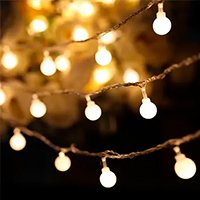 Luz de Natal Cordão 10 Lâmpadas Incandescentes 100 LEDS Warm Fio Arame Bivolt 4,0 Mts - 9675 - Global