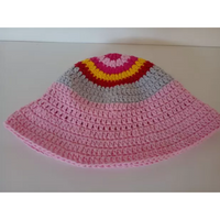 Chapéu de crochê Bucket hat - Mamboé artigos artesanais