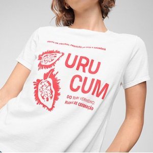Camiseta Cantão Urucum Feminina - Feminino - Off White