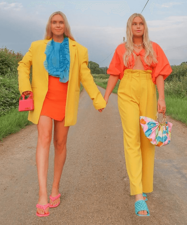 Olivia & Alice - looks coloridos color block - looks coloridos - Verão 2022 - na rua - https://stealthelook.com.br