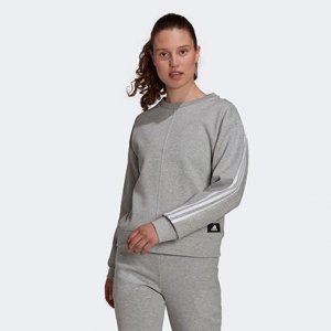 Moletom Adidas Sportswear Future Icon Feminino - Feminino - Cinza
