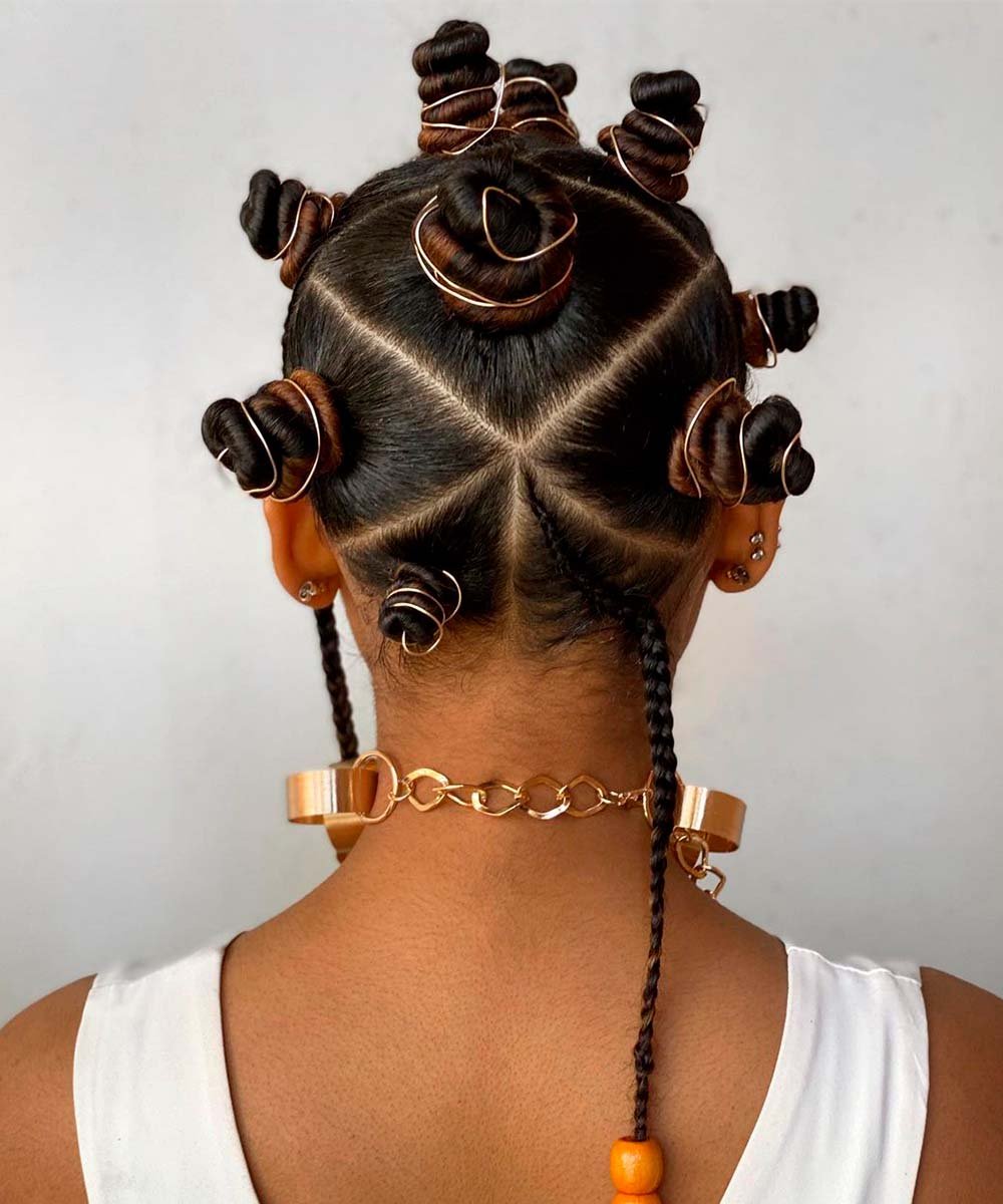 O que são e como fazer os coques bantu knots - Beleza na Web