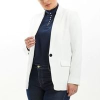 Blazer classico com fenda - Rabusch