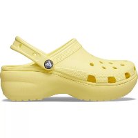 Crocs Classic Platform Clog w Banana - Amarelo Claro