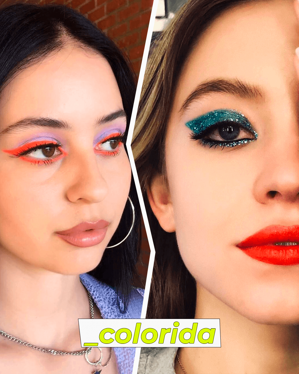 Maddy e Cassie - euphoria-serie-maquiagens-make-colorida - maquiagens de Euphoria - verão - brasil - https://stealthelook.com.br