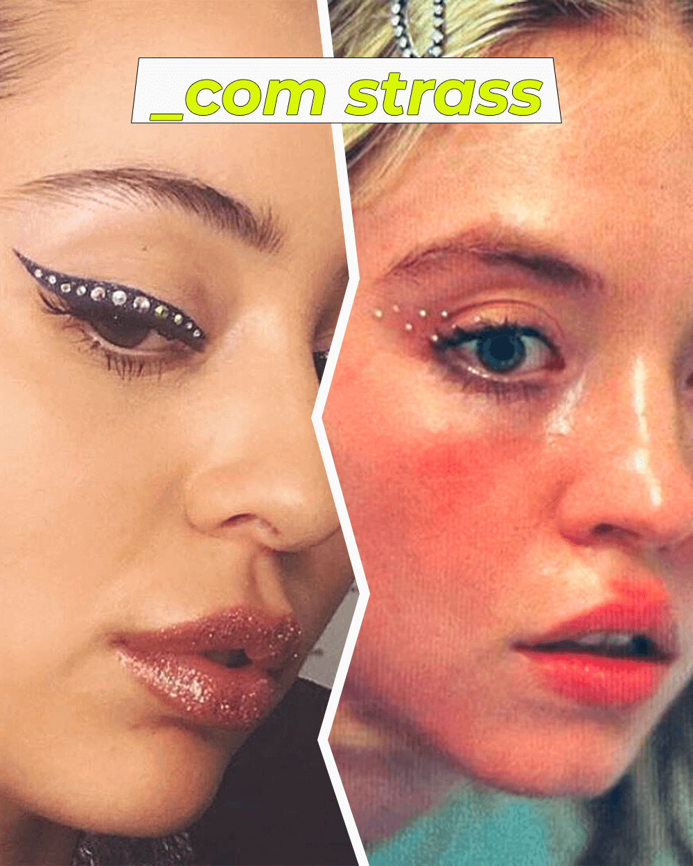 Maddy e Cassie - make-euphoria-serie - maquiagens de Euphoria - verão - brasil - https://stealthelook.com.br