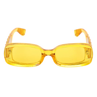 Óculos de Sol Santa Lolla Retrô MG1251 Feminino - Amarelo