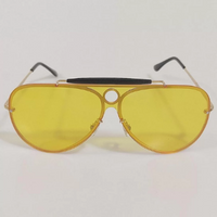 Óculos De Sol Otto Aviador Retrô Feminino - Amarelo