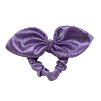 Elástico de Cabelo Scrunchie Ania Store Lamê Laço - Lilás