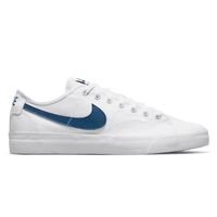 Tênis Nike Sb Blazer Court - Branco+Azul
