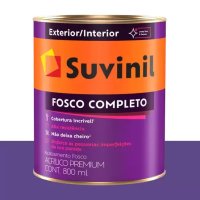 Tinta Acrílica Fosca Suvinil Roxo-vanguarda 800 ml