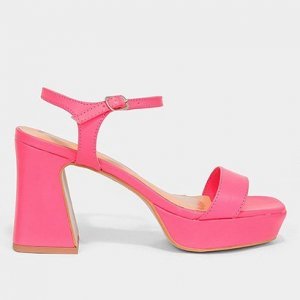Sandália Shoestock For You Meia Pata Color Feminina - Feminino - Pink