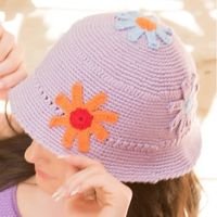 Chapéu de Crochê Flower