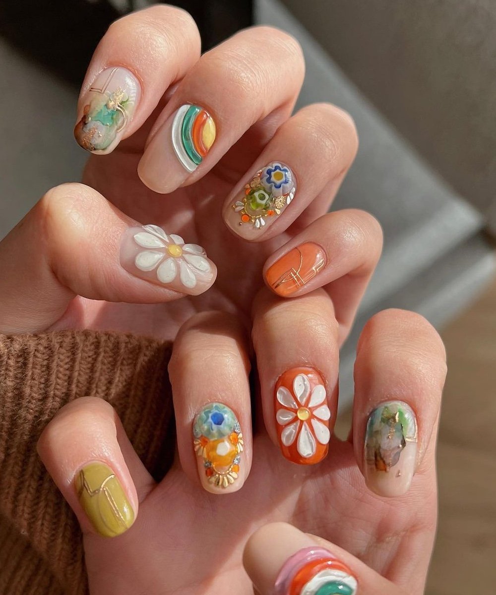 unhas decoradas - nail art  - jelly nails - inspirações de unhas  - tendência de unhas - https://stealthelook.com.br