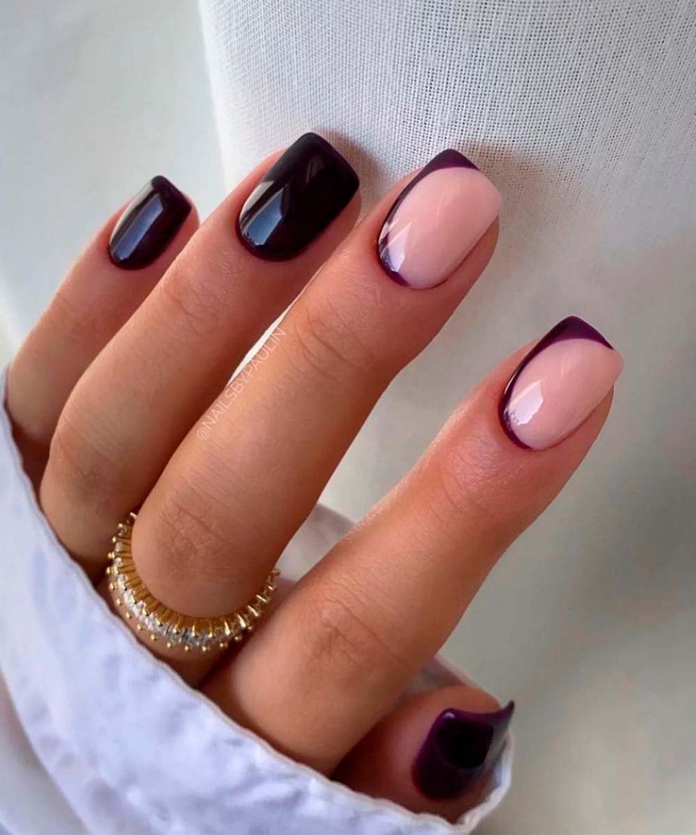 Como pintar as unhas com desenhos minimalistas