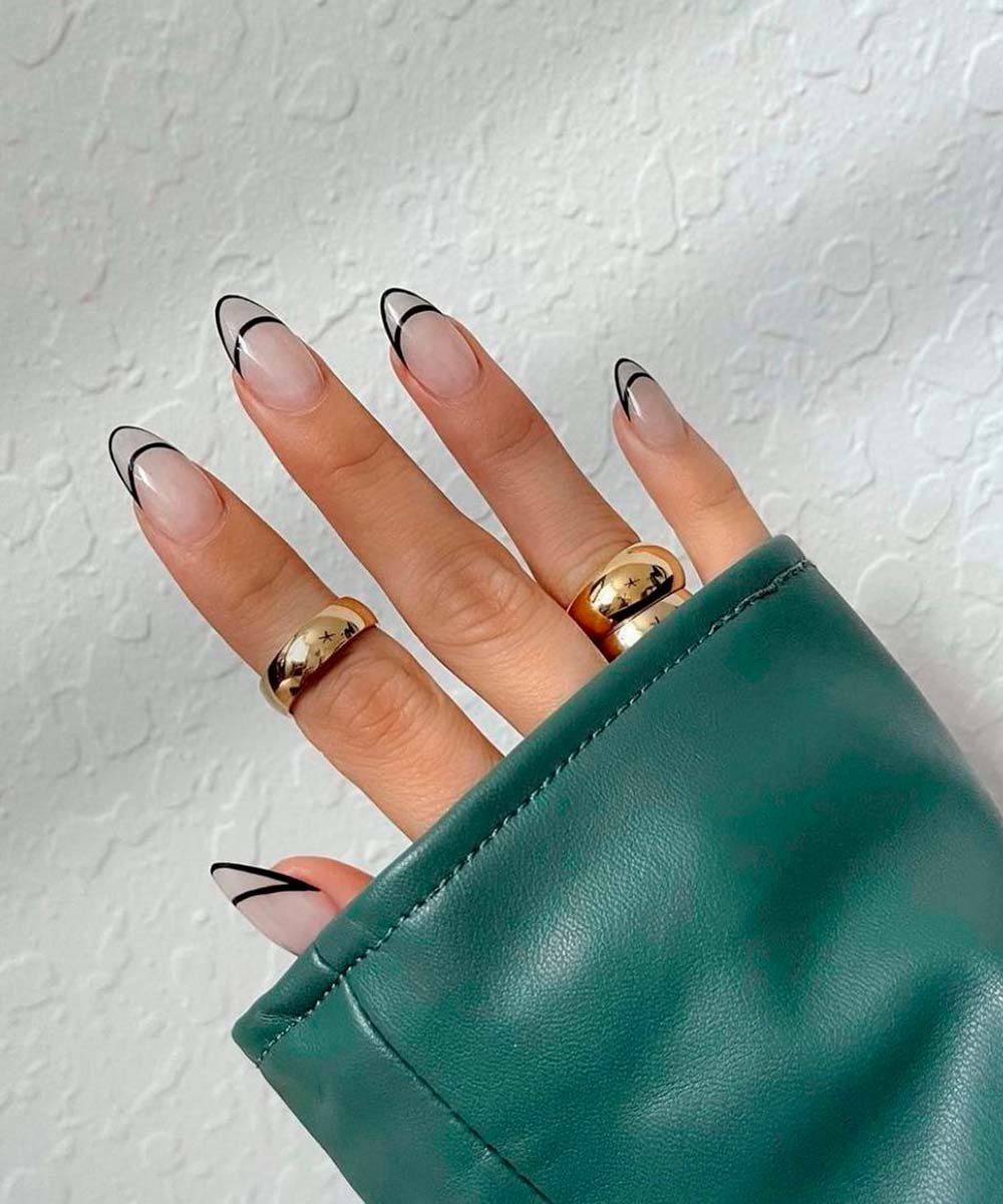 Como pintar as unhas com desenhos minimalistas