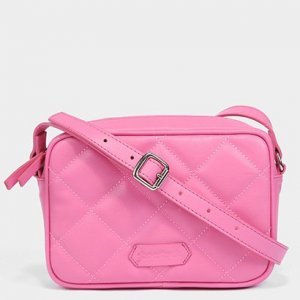 Bolsa Shoestock Crossbody Basic Matelassê Feminina - Feminino - Pink