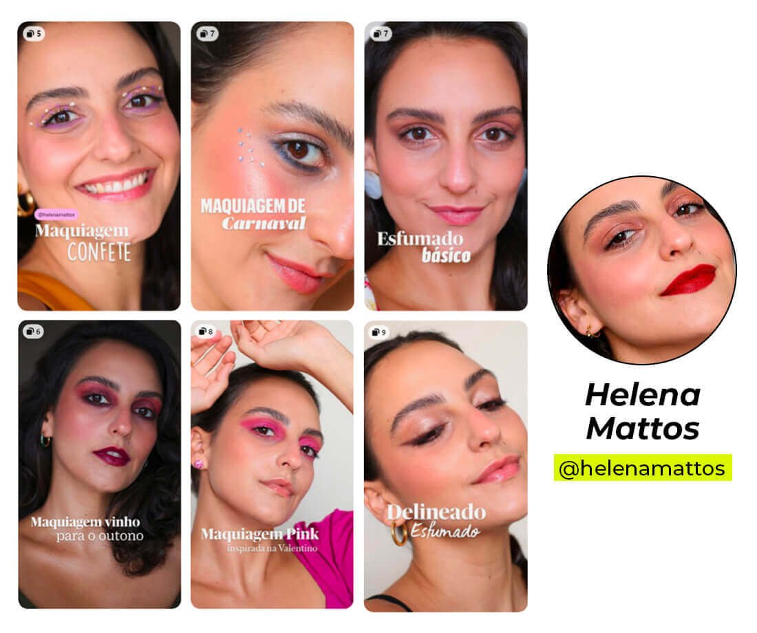 Helena Matos - maquiagem-beleza-glow-natural - perfis de beleza brasileiros - verão - brasil - https://stealthelook.com.br