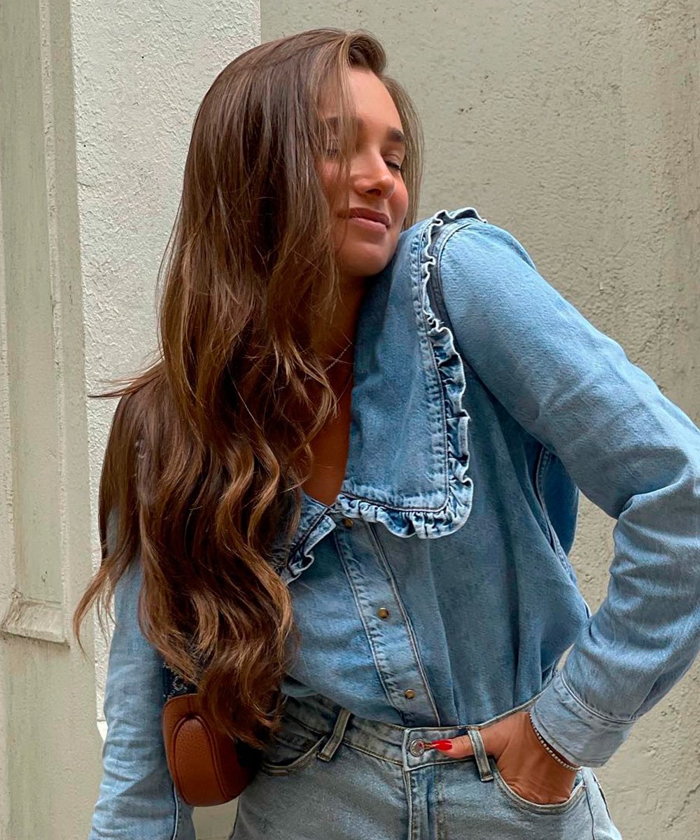 @weworewhat - cabelo-liso-all-jeans - porosidade capilar - verão - brasil - https://stealthelook.com.br