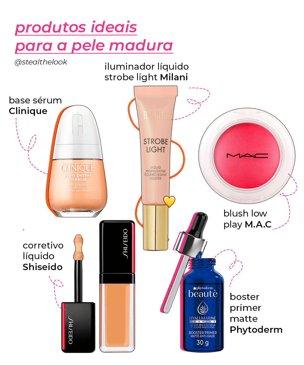 maquiagem-produtos-beleza - maquiagem-produtos-beleza-pele-madura - tipo de pele - verão - brasil - https://stealthelook.com.br