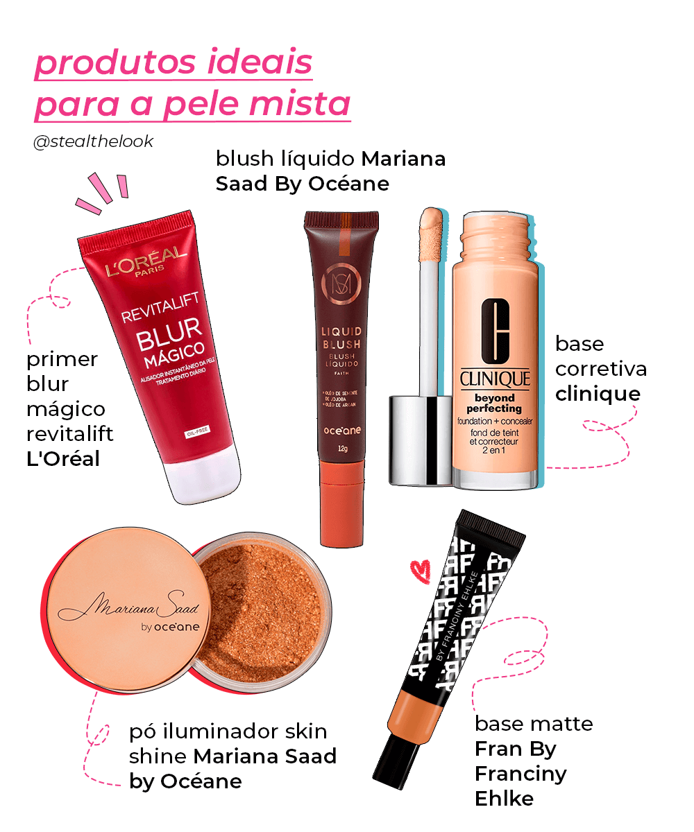 maquiagem-produtos-beleza - maquiagem-produtos-beleza - tipo de pele - verão - brasil - https://stealthelook.com.br