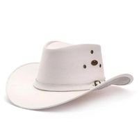 Chapéu Cowboy Country Rústico Lançamento Kapell - Branco