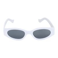 Óculos de Sol Santa Lolla Retrô MG1184 Feminino - Branco+Preto