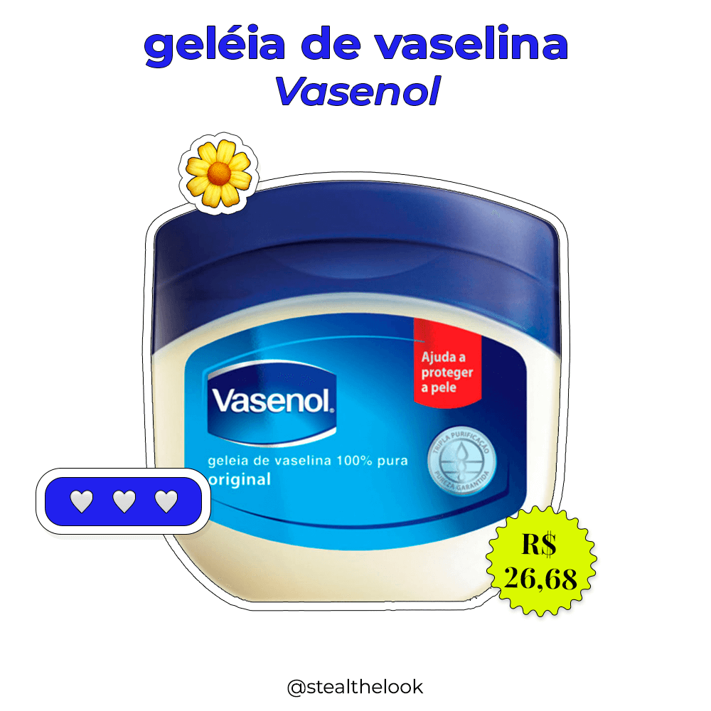 vaselina - skincare-pele-produtosmultifuncionais - produtos de beleza - outono - brasil - https://stealthelook.com.br