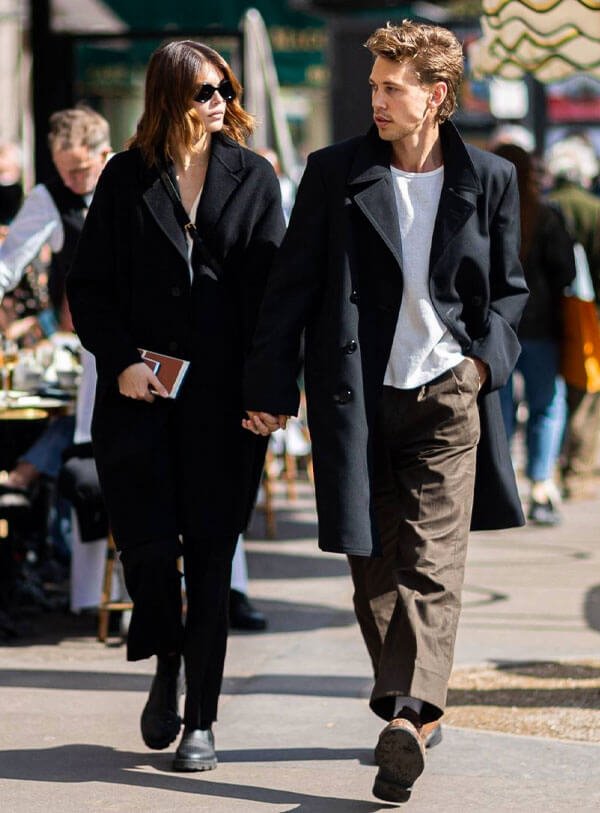 Kaia Gerber e Austin Butler - looks de casal - looks de casal - looks de casal - looks de casal - https://stealthelook.com.br