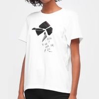 Camiseta Forum Estampada Manga Curta Feminina - Areia