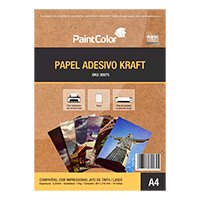 Papel Adesivo Kraft para Jato de Tinta 135g A4 - 10 Folhas - nanoseries