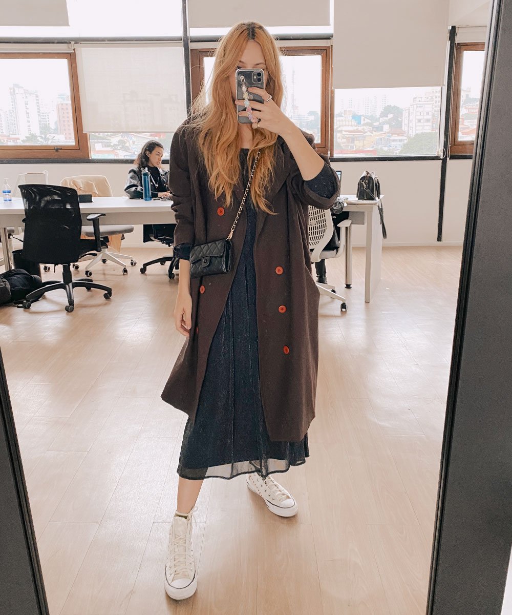 Ali Santos - looks de frio - trench coat - outono - street style - https://stealthelook.com.br