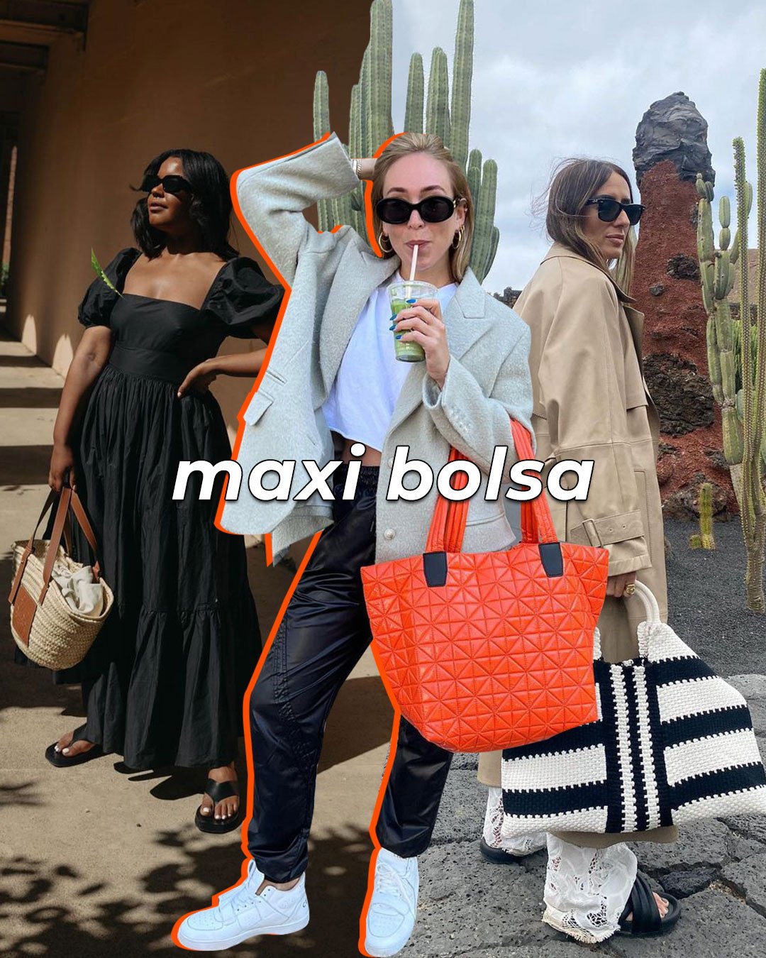 Blanca Miró Scrimieri - calça marrom, maxi bolsa e blusa de manga longa - tendências de moda - Outono - andando na rua - https://stealthelook.com.br