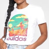Camiseta Adidas Beach Sports Feminina - Branco