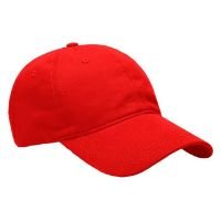 Boné Aba Curva Curvada Resina Premium Liso Masculino Dad Hat Strapback Ajustável Fitão - Vermelho