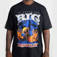 Camiseta Notorius Big Brooklyn Bootleg - Preto