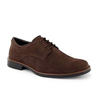 Sapato Casual Social Oxford Camurça - Marrom