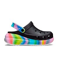 Sandália Crocs Classic Crush Spray Dye Clog BLACK/MULTI